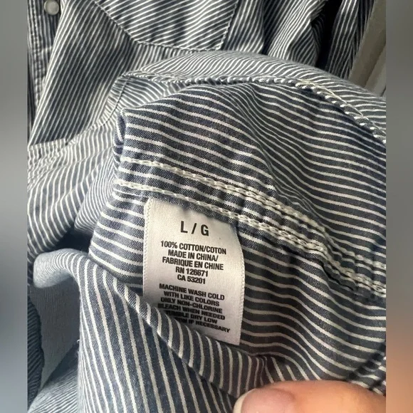 AEROPOSTALE- men’s button-up shirt size L - Picture 3 of 5